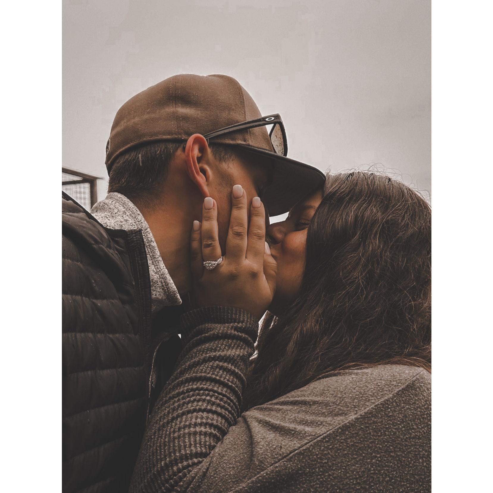The day we got engaged!