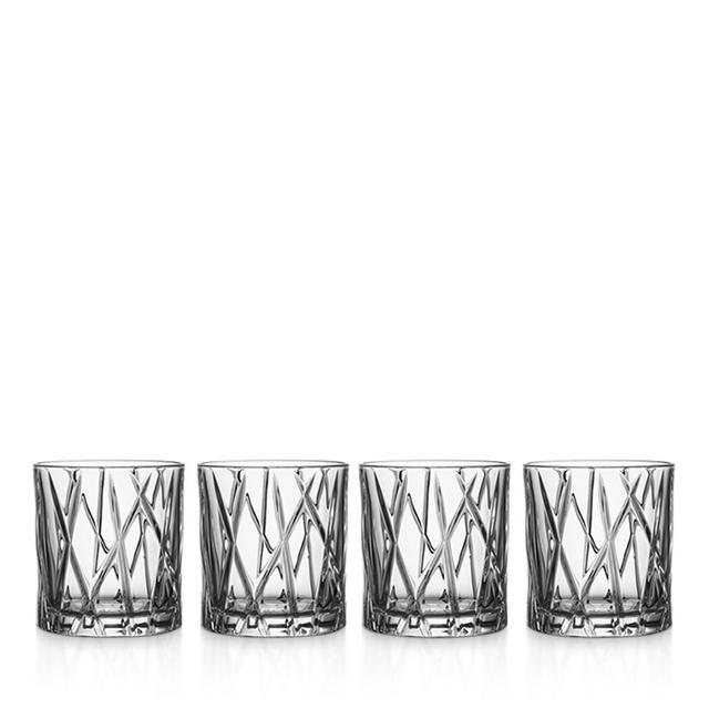 Orrefors City Old Fashioned Glass, Set of 4