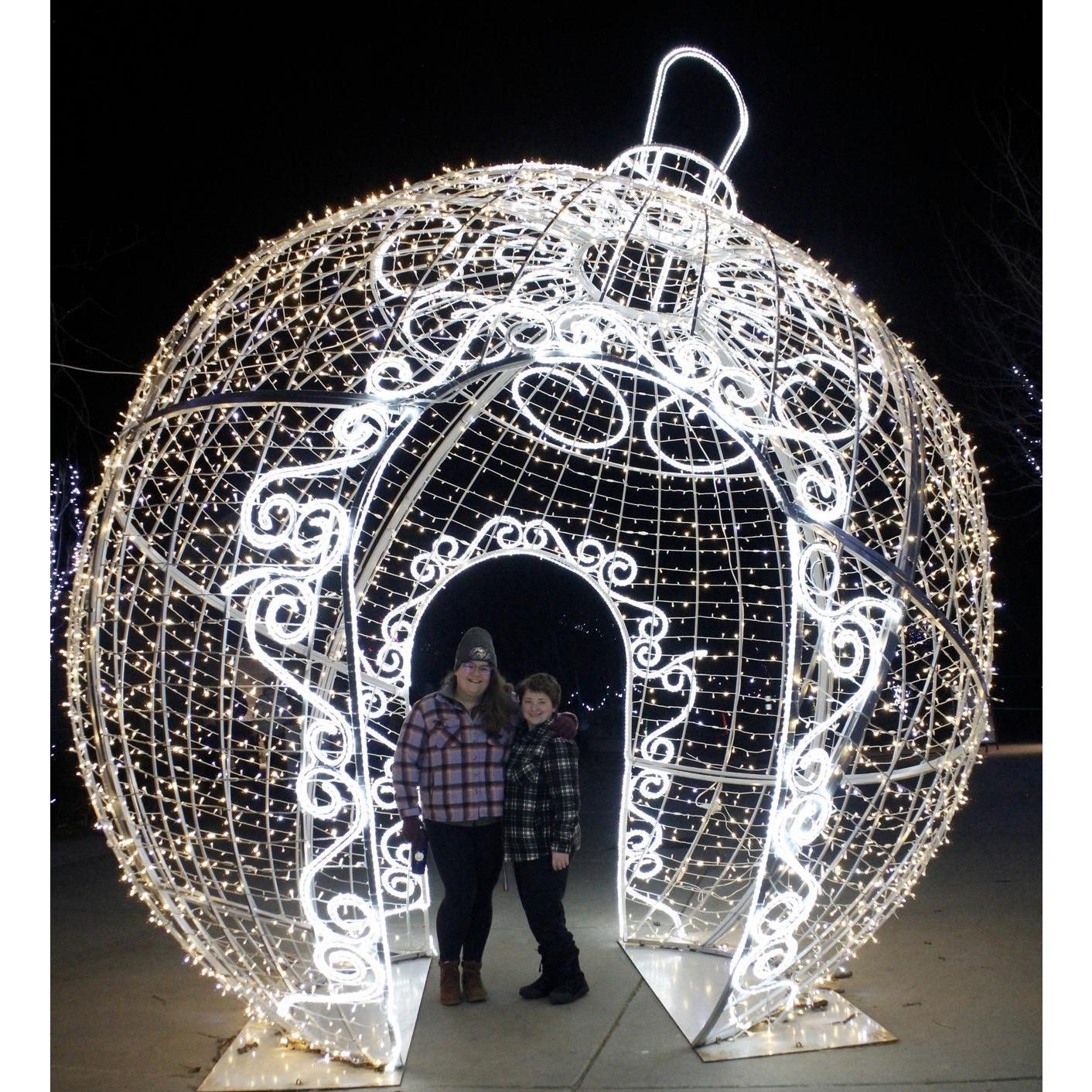 At Zoo Lights at the Lincoln Children’s Zoo in 2021!