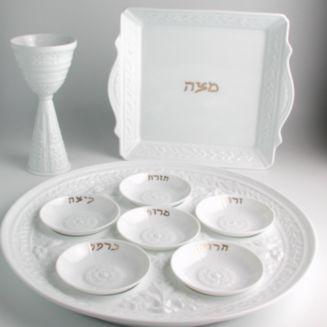 Bernardaud Louvre Judaica Seder Plate