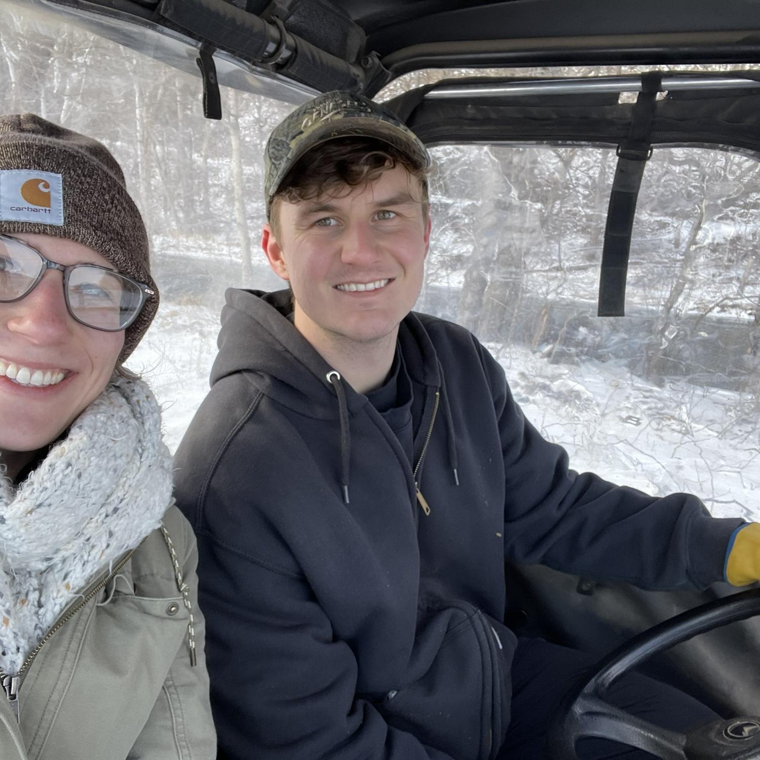 Exploring Zach's family farm - Winter 2024!