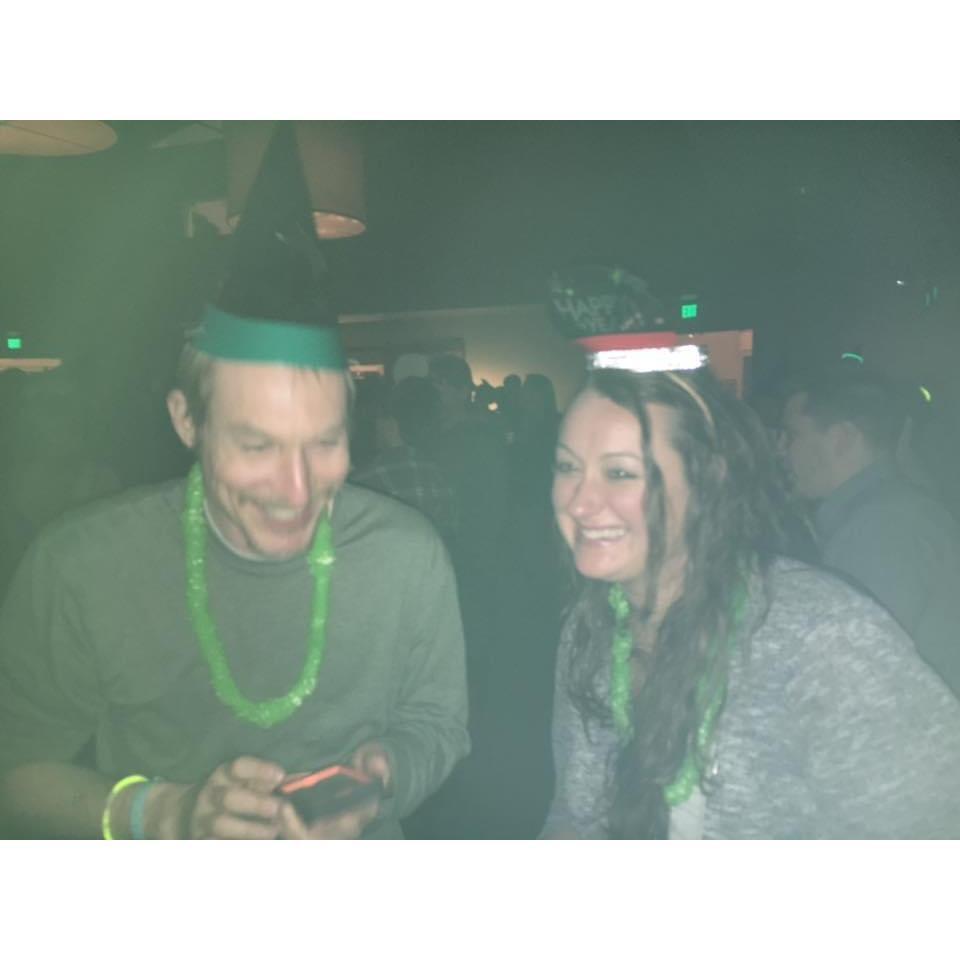 Dancing to bluegrass on NYE in Keystone