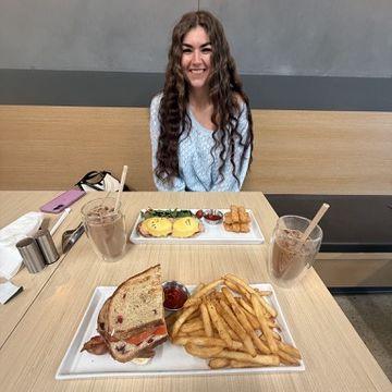 Constantly eating delicious food