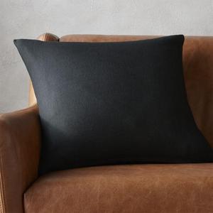 20" linon black pillow