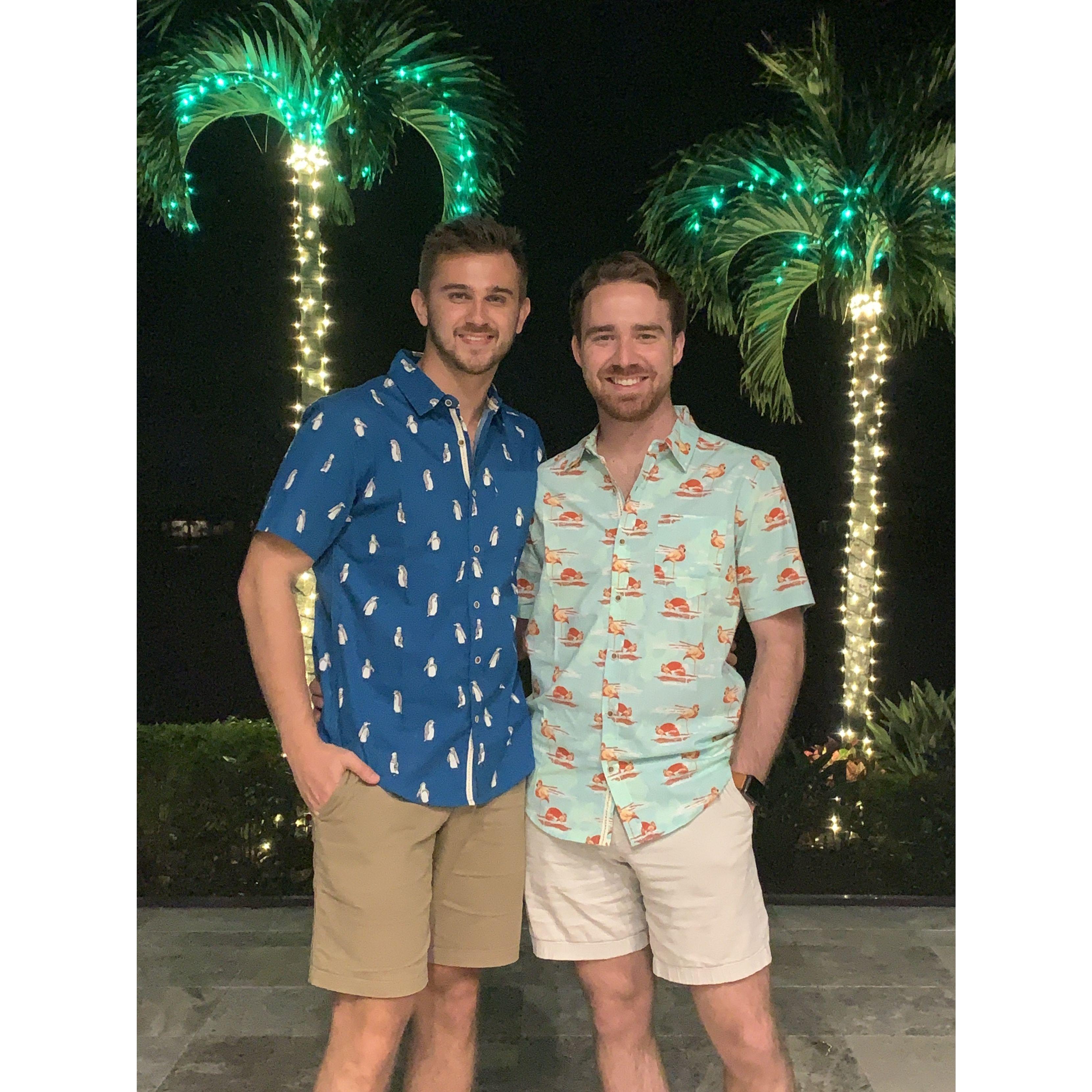 New Years Day: Connor & Michael spent their first New Years together in Florida.