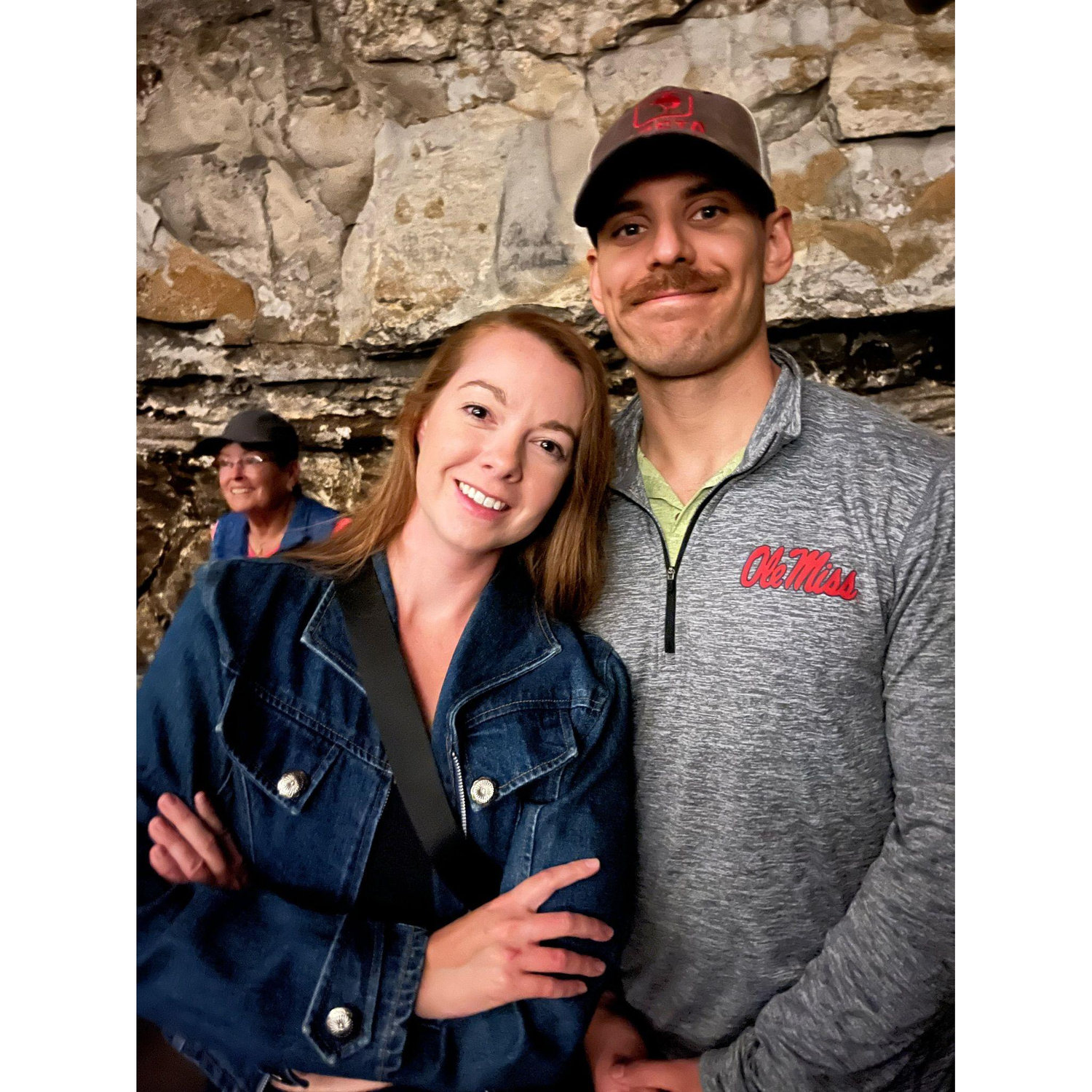 Mammoth Cave National Park on our first visit to Nashville together to visit Chance's parents, 2023