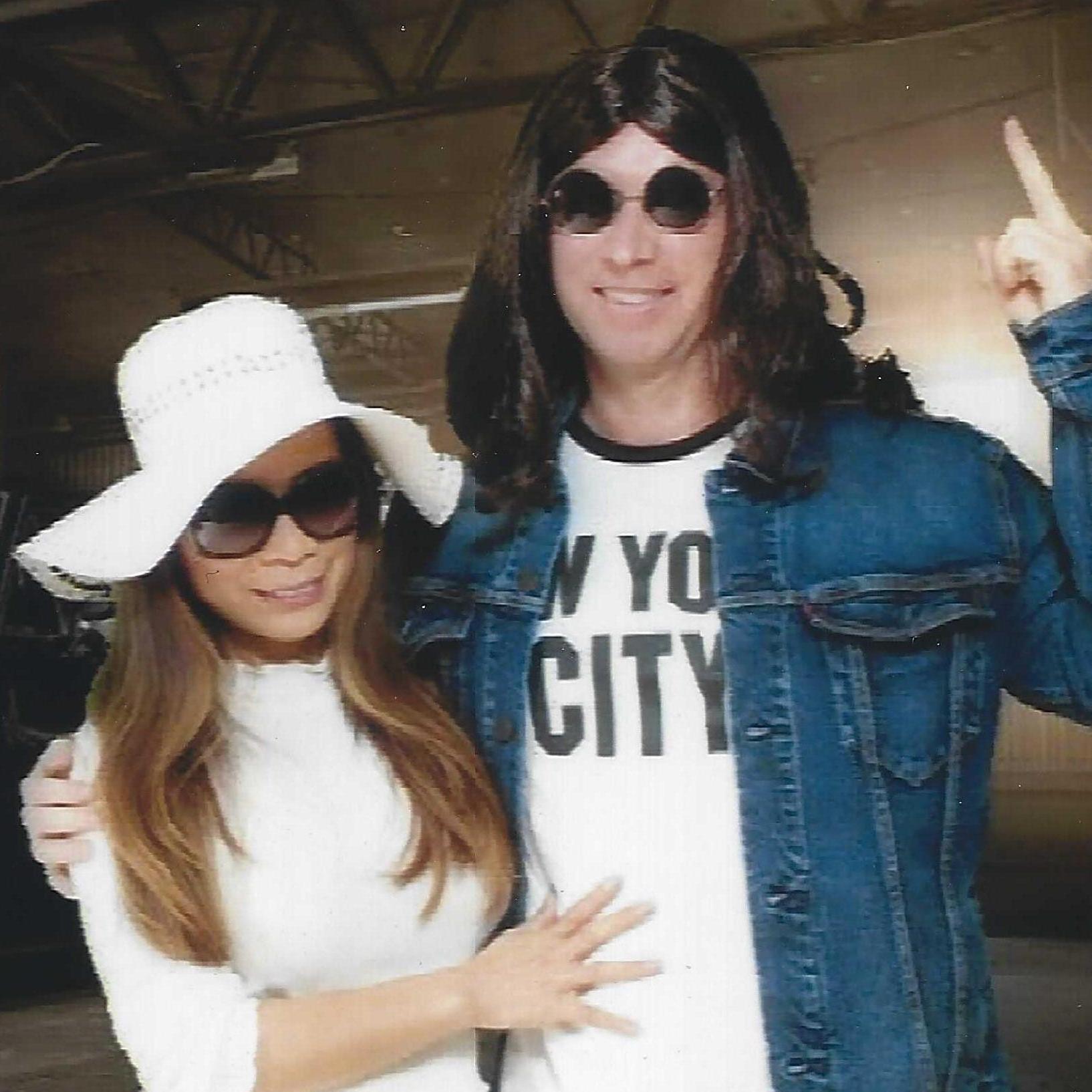 Yoko & John! How we both love Halloween!