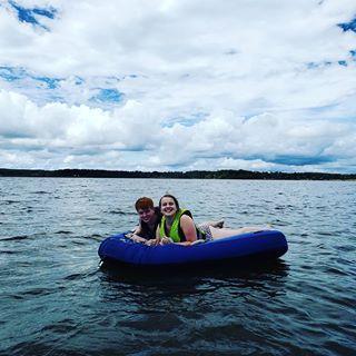 Visiting Jace's family and having a great time at the lake!