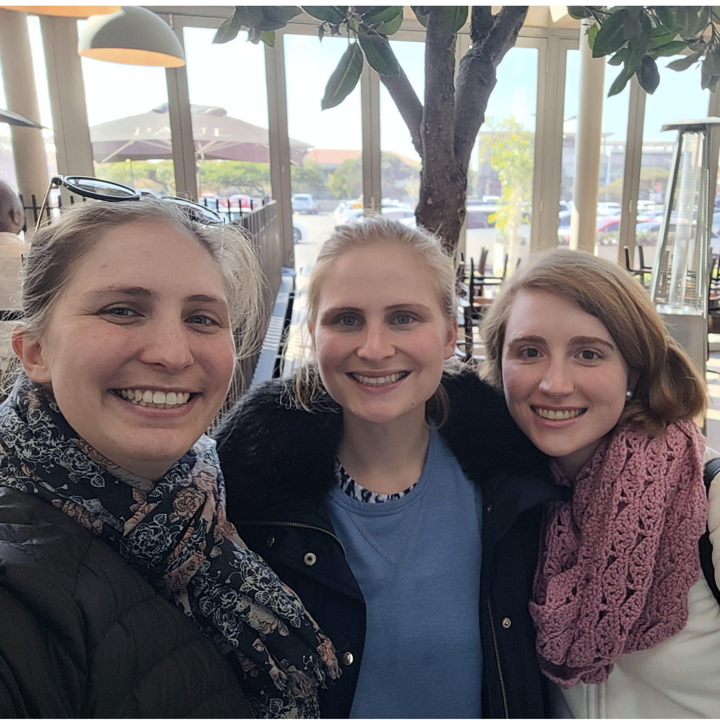 Glenda visiting in Joburg