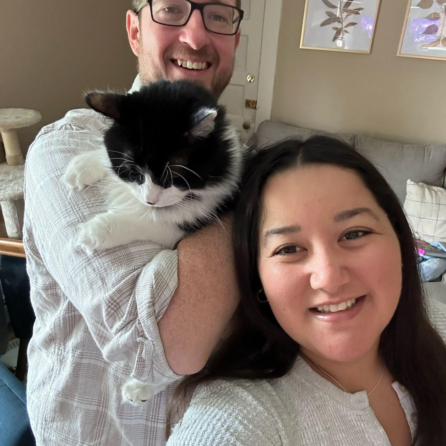 Our first family picture after Patrick and Tempo moved to Berlin