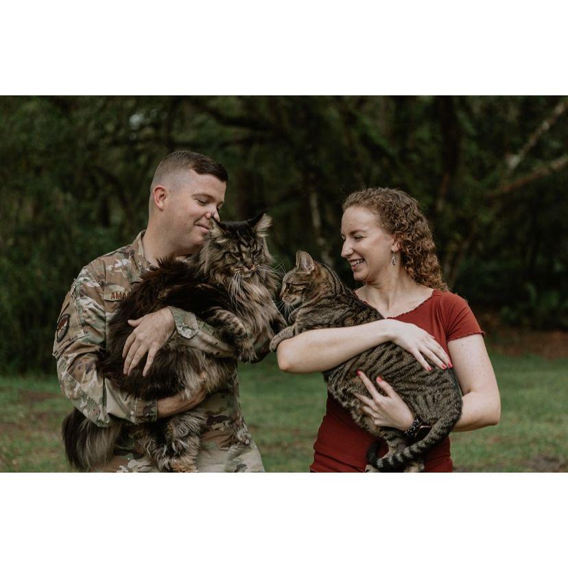 First official family photo prior to Colby's deployment.