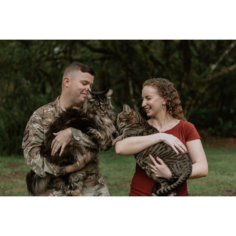 First official family photo prior to Colby's deployment.