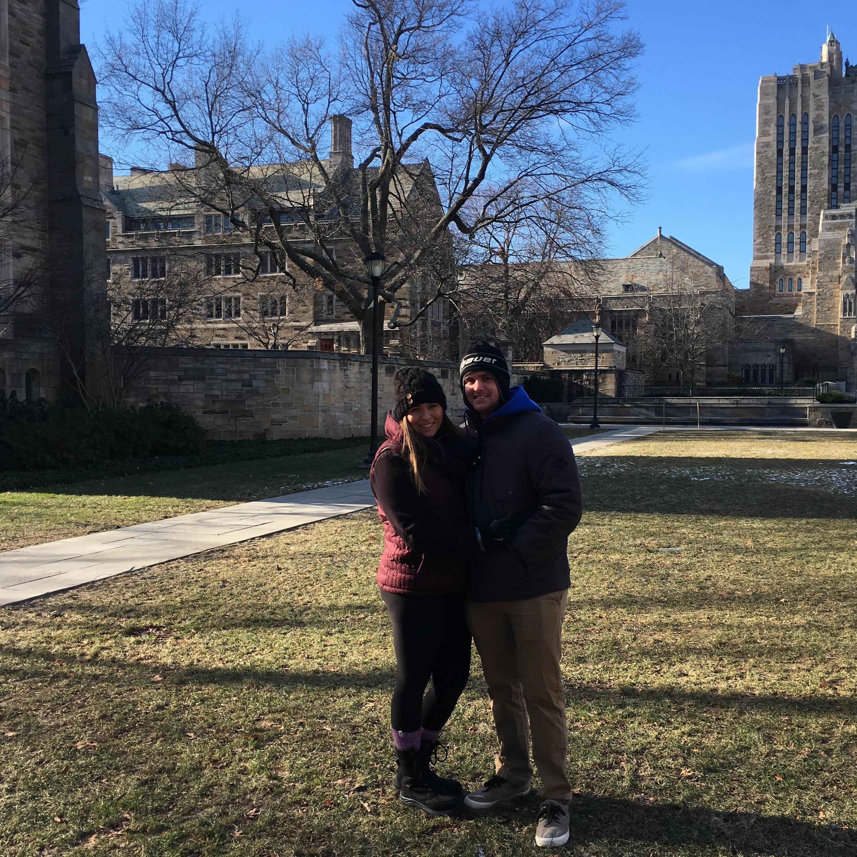 Touring Yale University in New Haven, CT. 2017