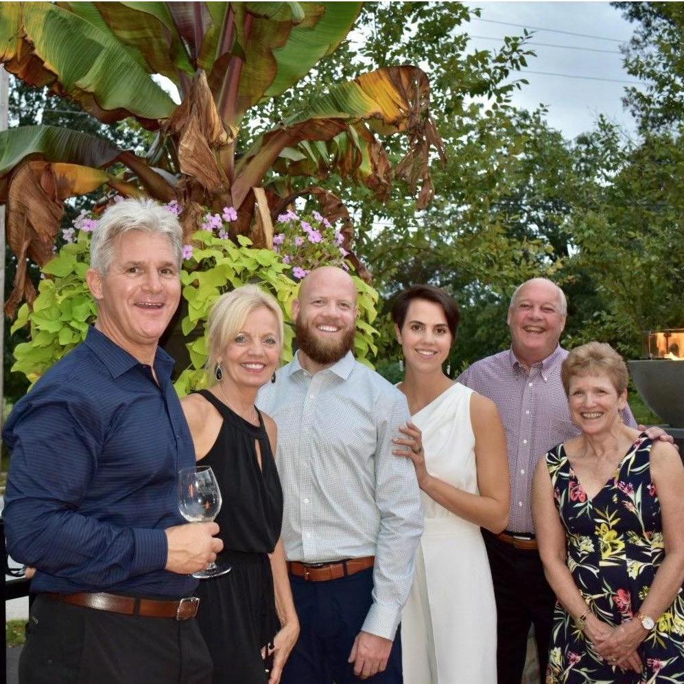 Celebrating our "engagement," Blue Bell, PA 2019