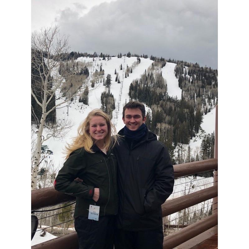 Mike's first time skiing - Park City, Utah 