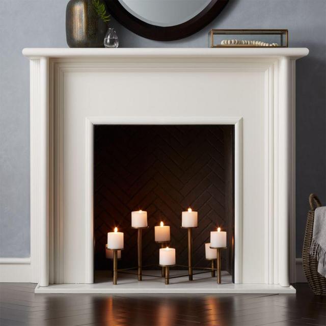Brass Fireplace Candelabra