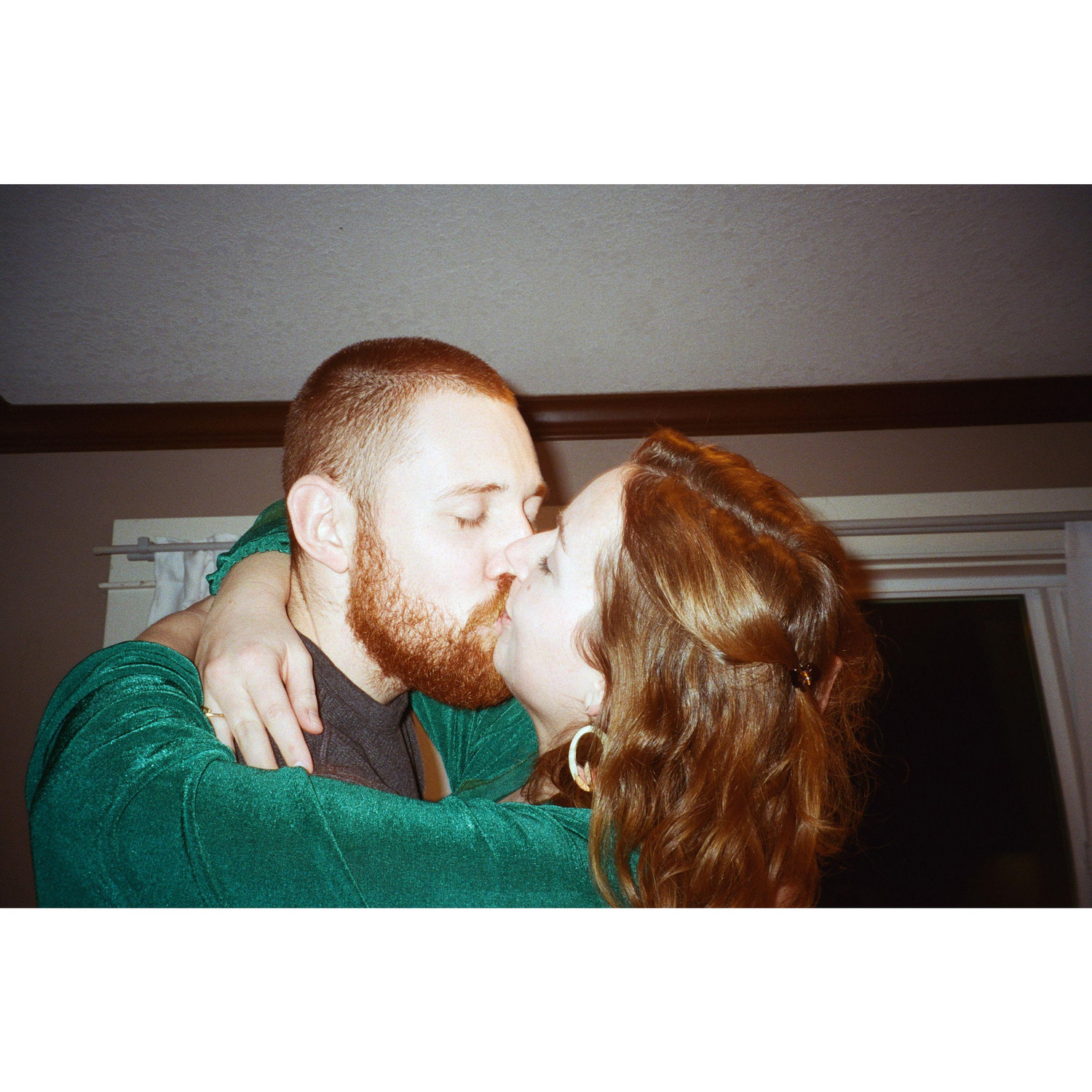 A new year's smooch