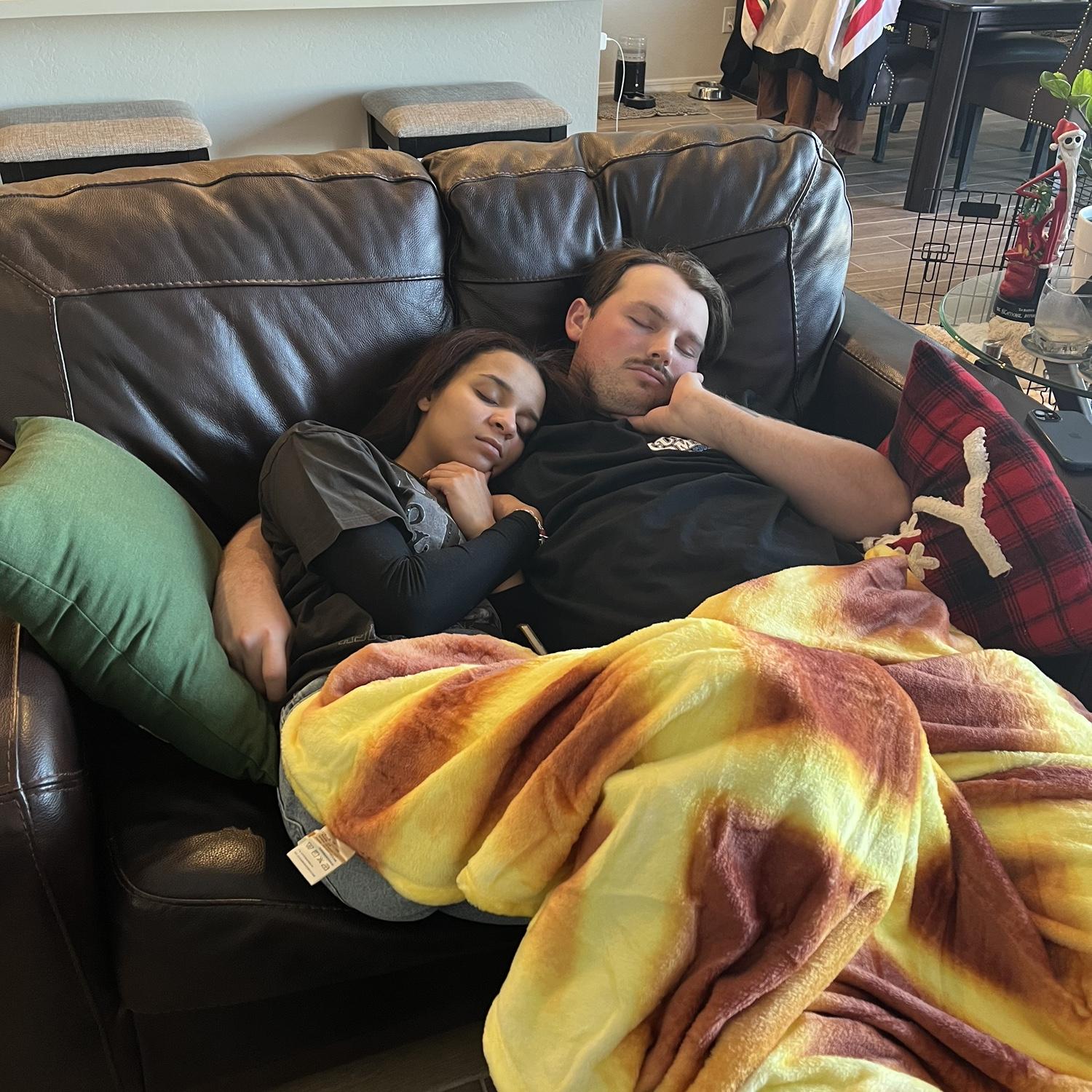 We are famous for couch naps lol