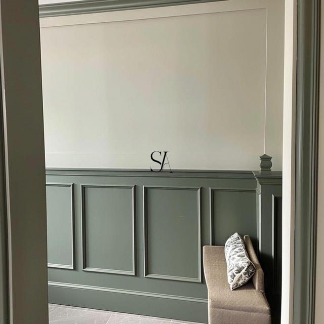 Half Wall Molding Kit, Frame Set Accent Wall Design, DIY Wainscoting Panels 3d Wall Mouldings, Board and Batten Set Paintable White Polymer