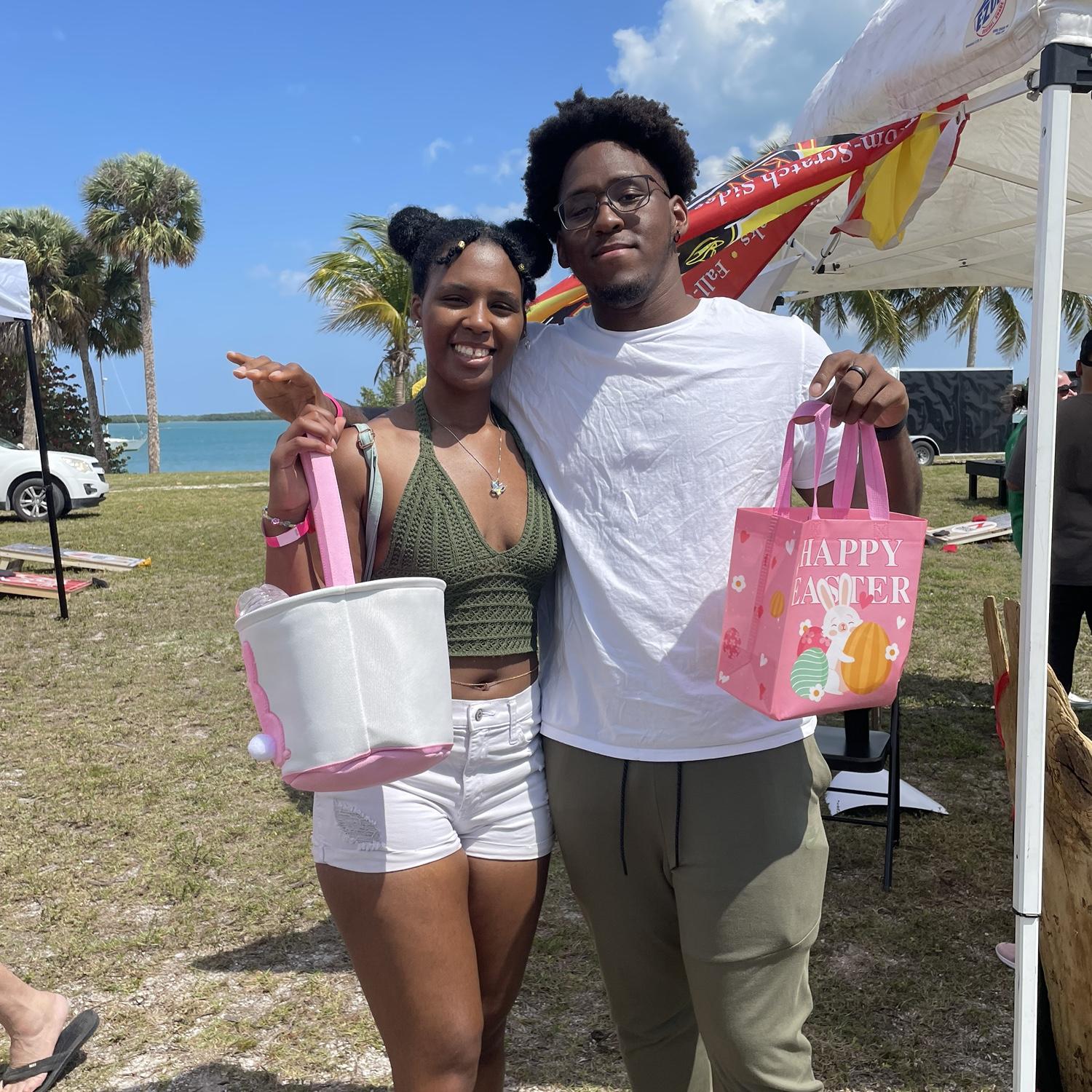 You can tell Yohan was hot and tired from the Easter egg hunt 😂