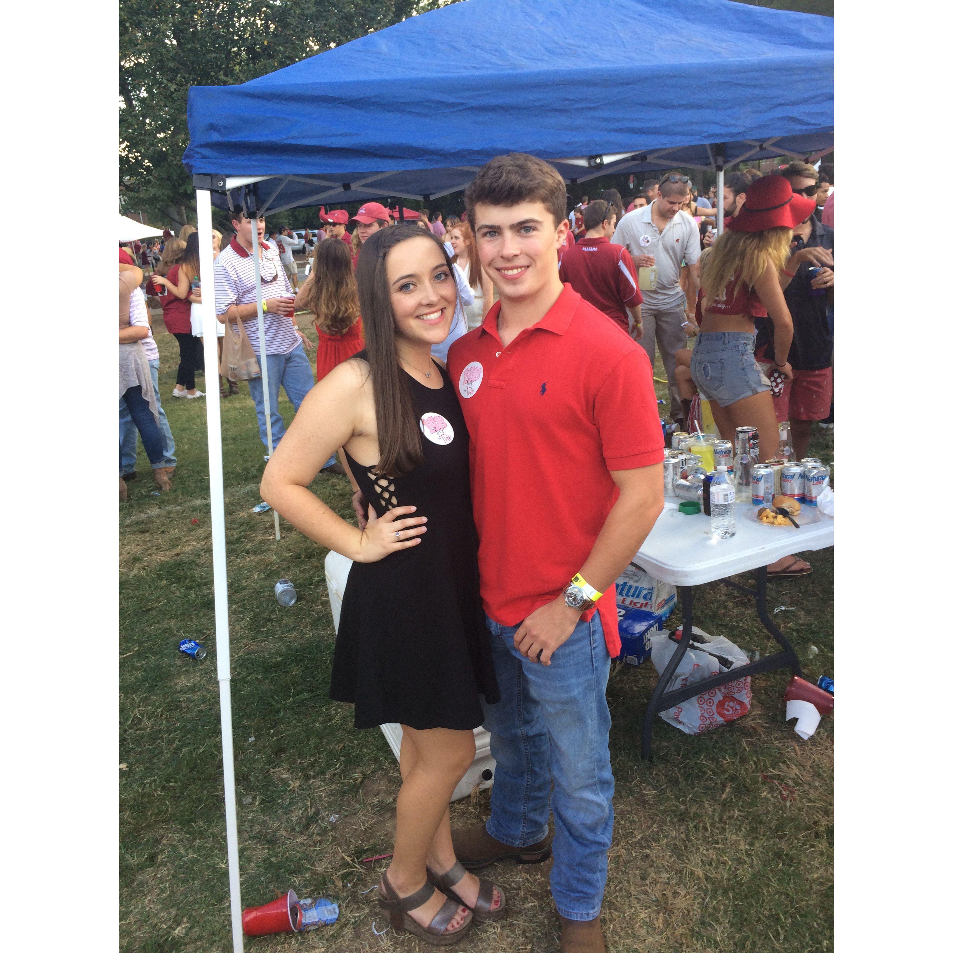 Our first picture together. 10/01/2016