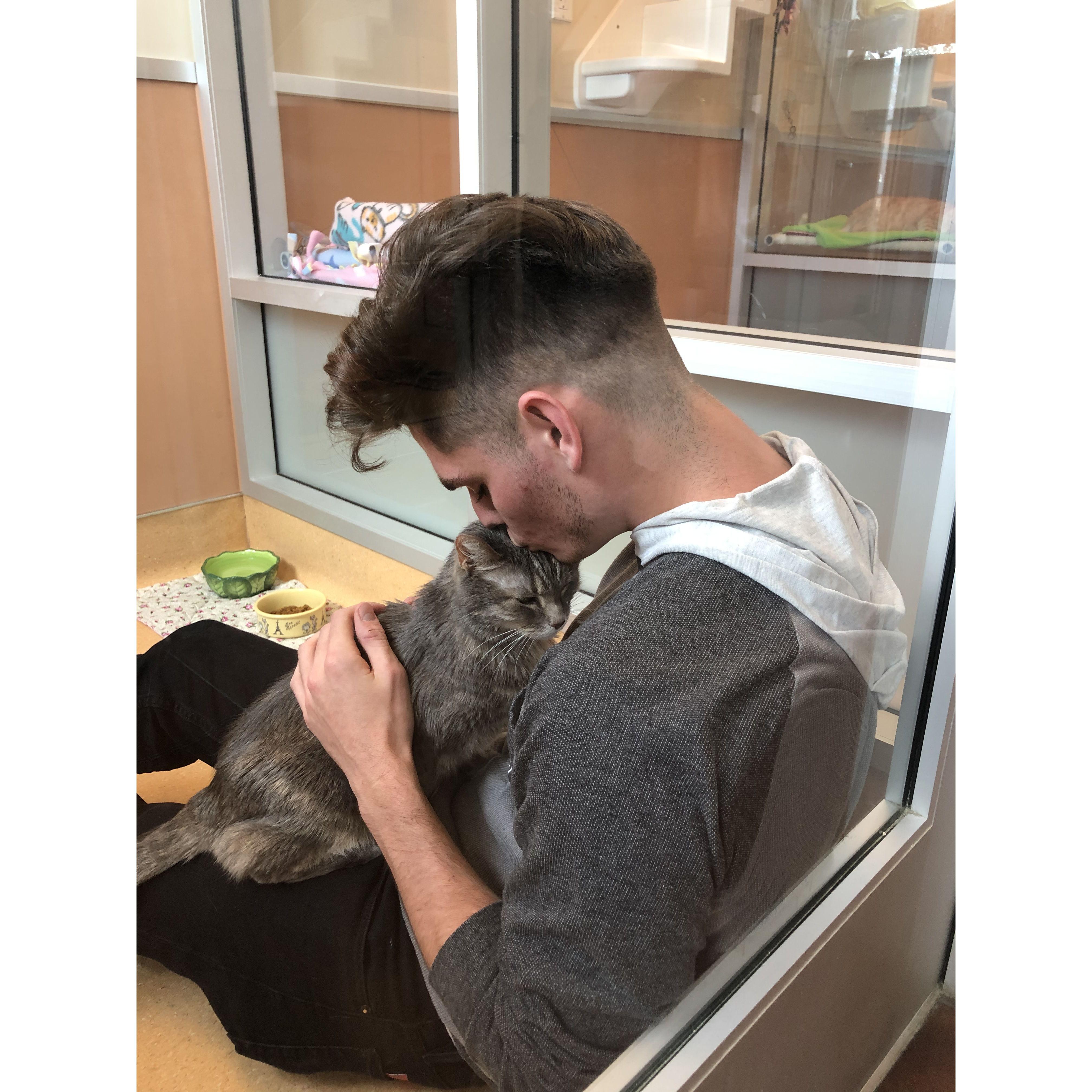 Jason spontaneously adopts Goose and it is the best decision of their lives.