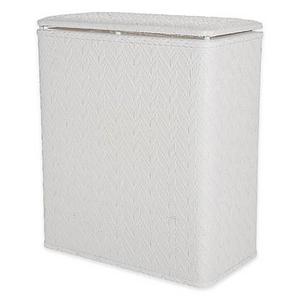 Lamont Home - LaMont Home River Upright Hamper in White