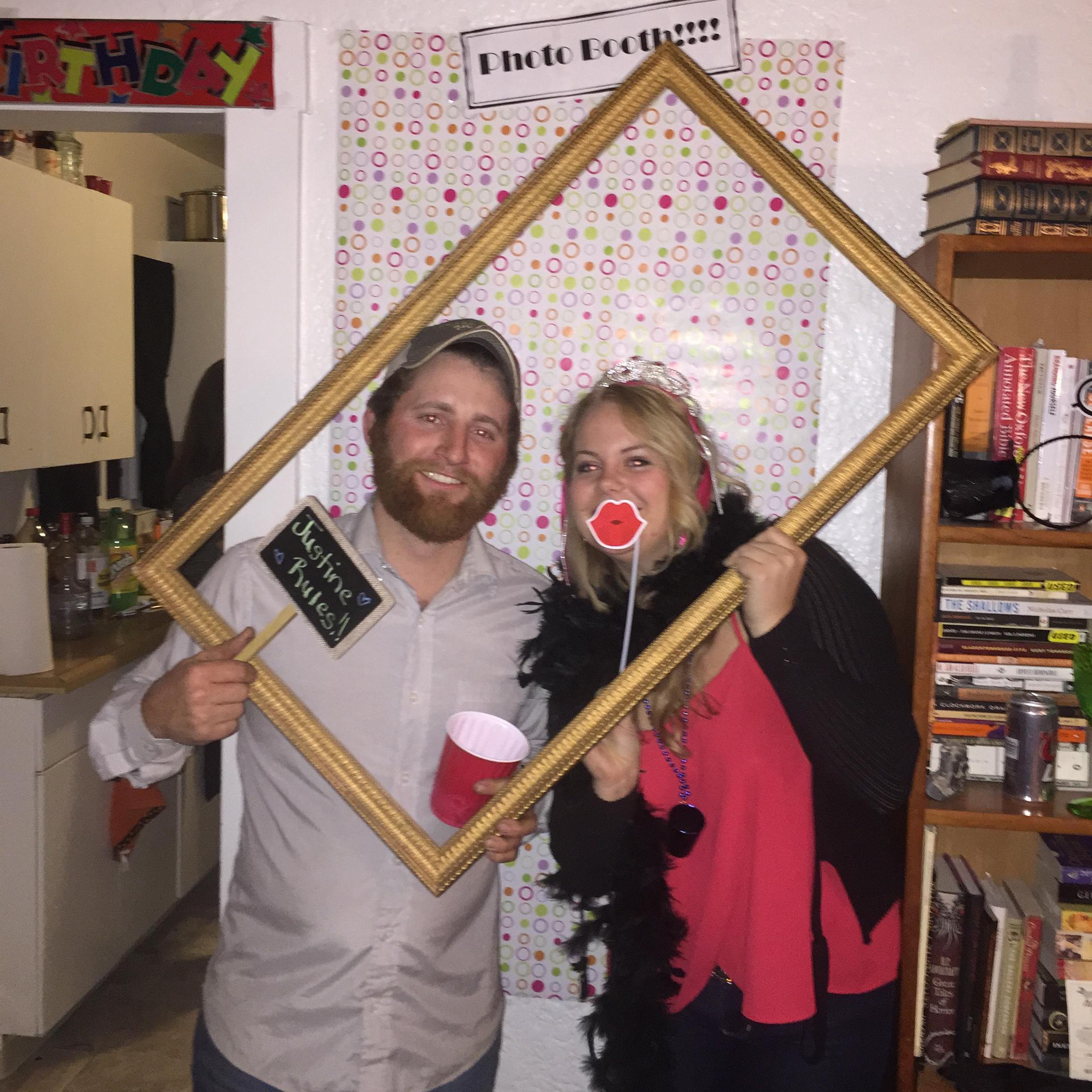 Matt threw Justine an epic surprise party for her 25th birthday - 2015