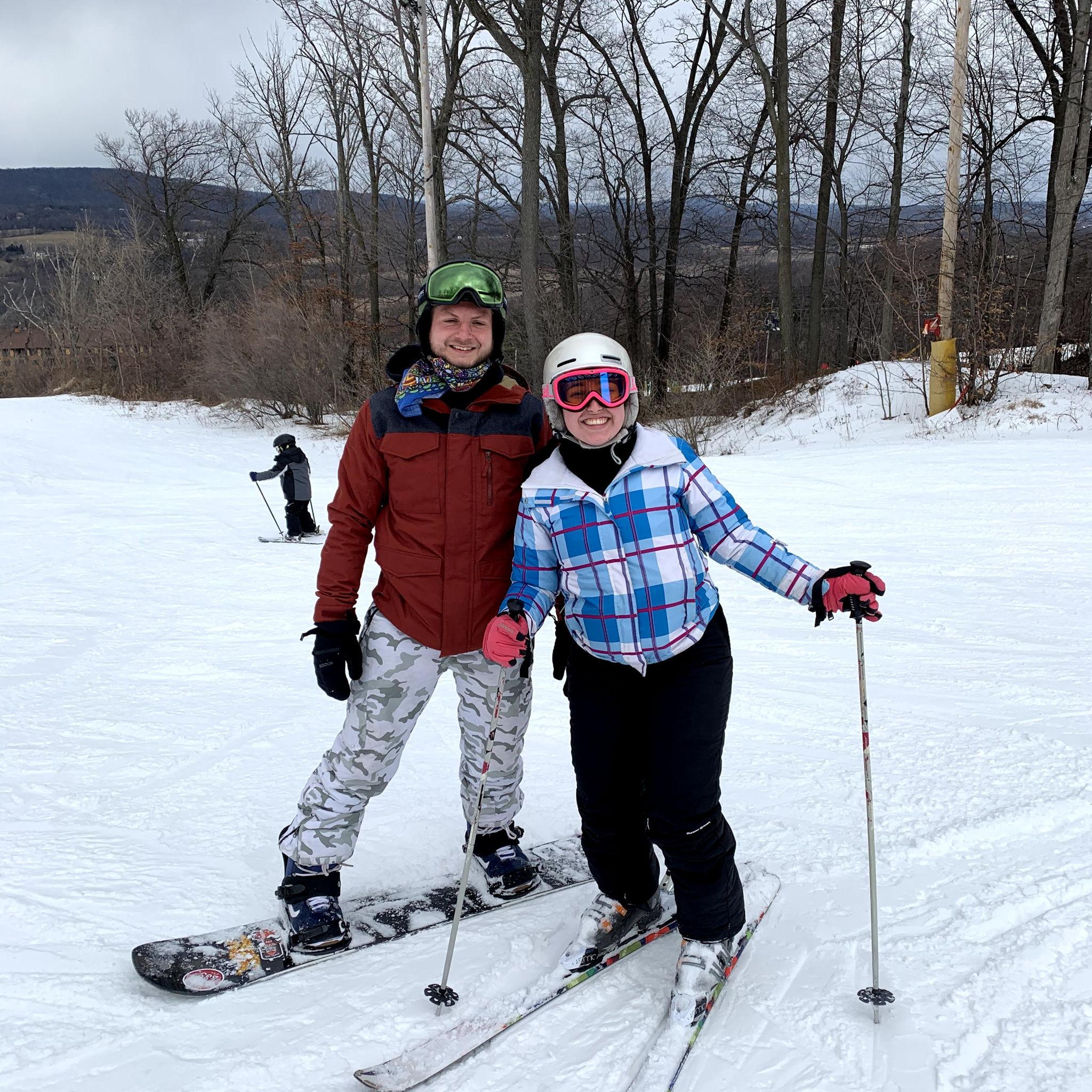Gabe & Alyssa's first time skiing together!
February 2020