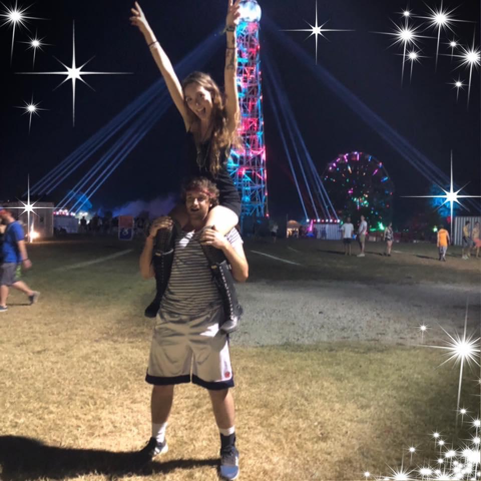 Our first Bonnaroo together, 2018