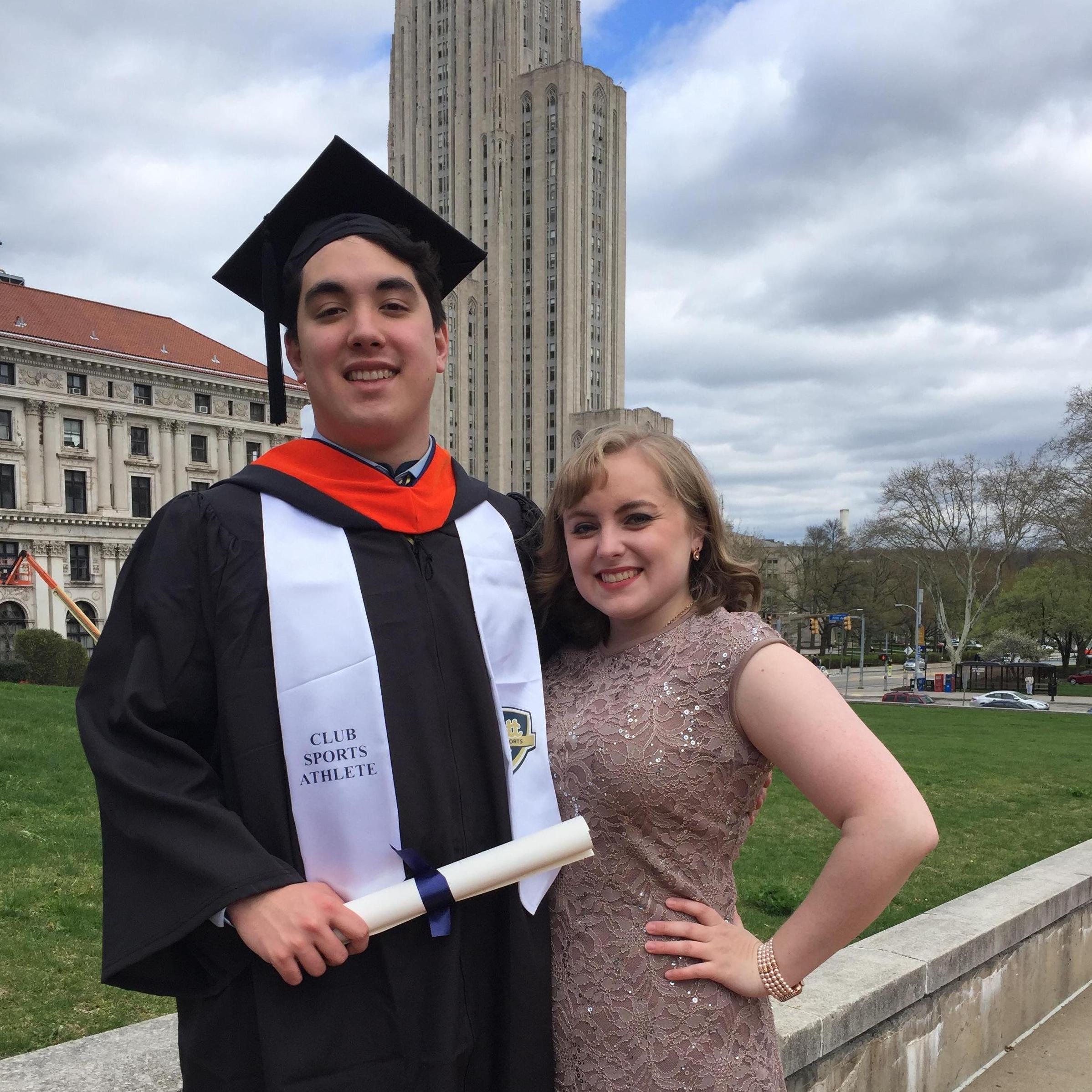 Spring 2018 - Kohler graduated with a B.S. in Mechanical Engineering from the University of Pittsburgh. H2P!