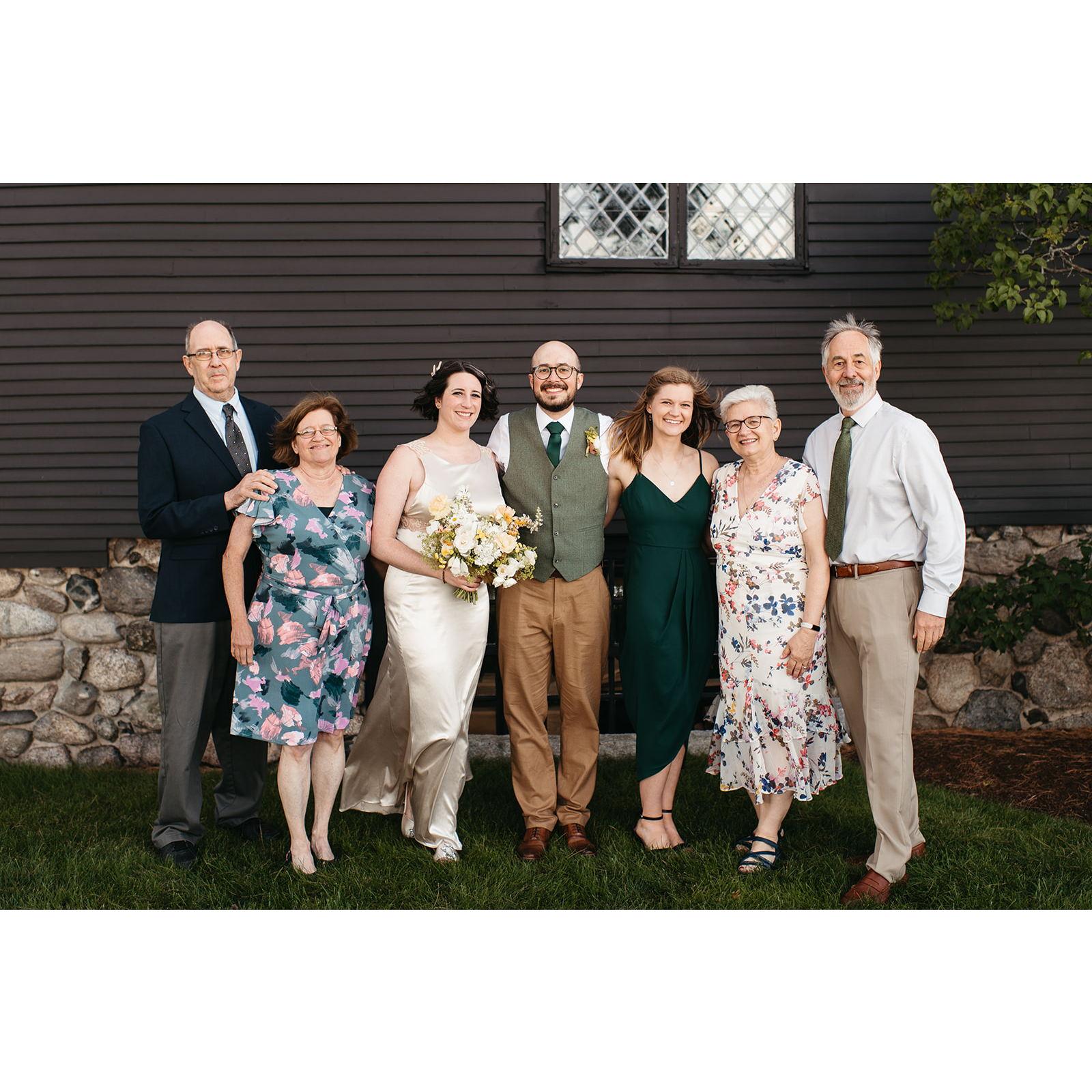 Kent & Shirley Cowell, Rachel, Jordan, Dayle, and Emily & Jon Welch