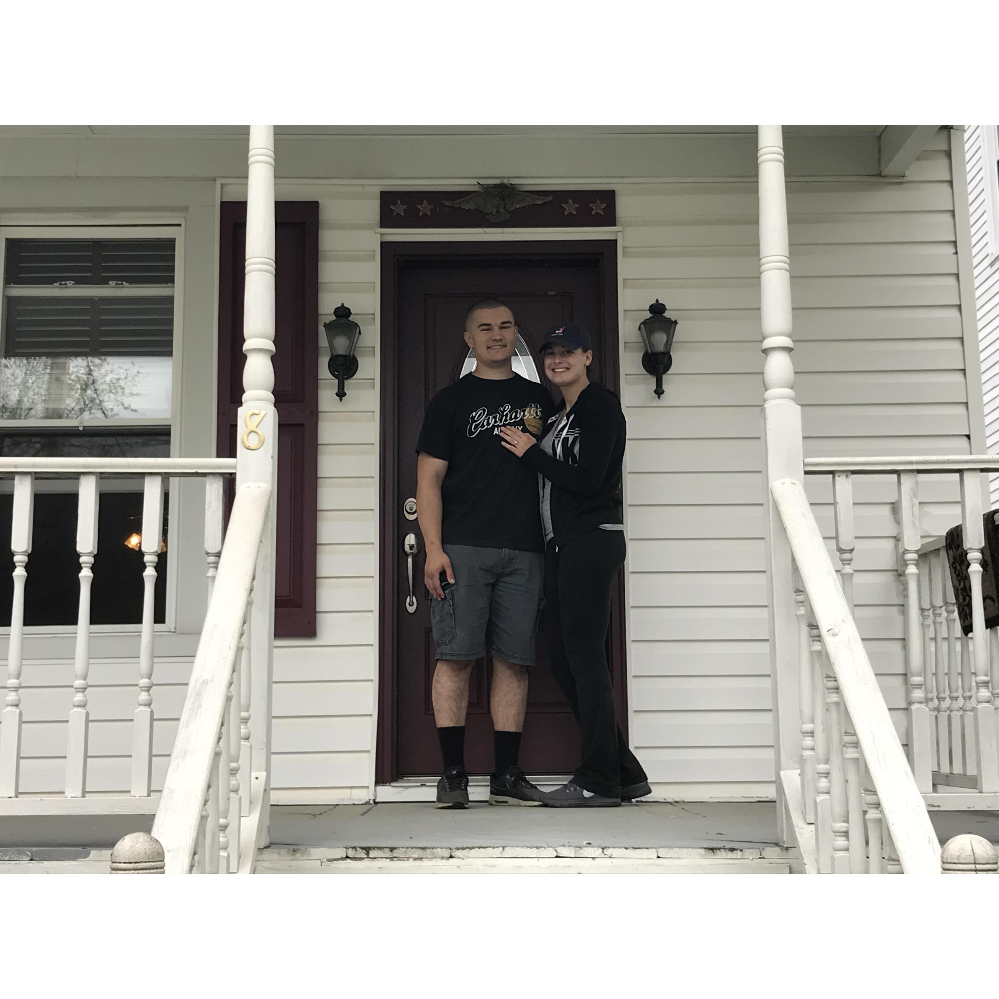 Our first home together!