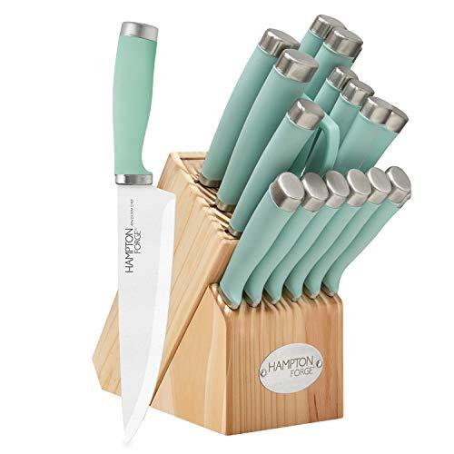 Hampton Forge HMC01B010H Epicure Pistachio 17-Piece Block Set