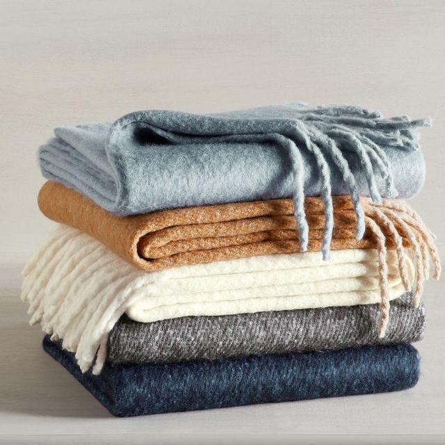Hayes Faux Mohair Throw