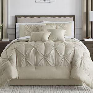Broadhaven Cressida 7-pc. Embellished Embroidered Comforter Set - Oatmeal