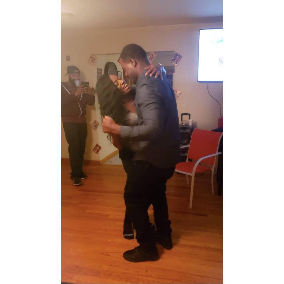 Throughout everything we do, we never stop dancing and laughing!