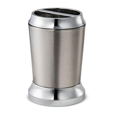 Solid Toothbrush Holder Split Finish Silver - Threshold&#8482;