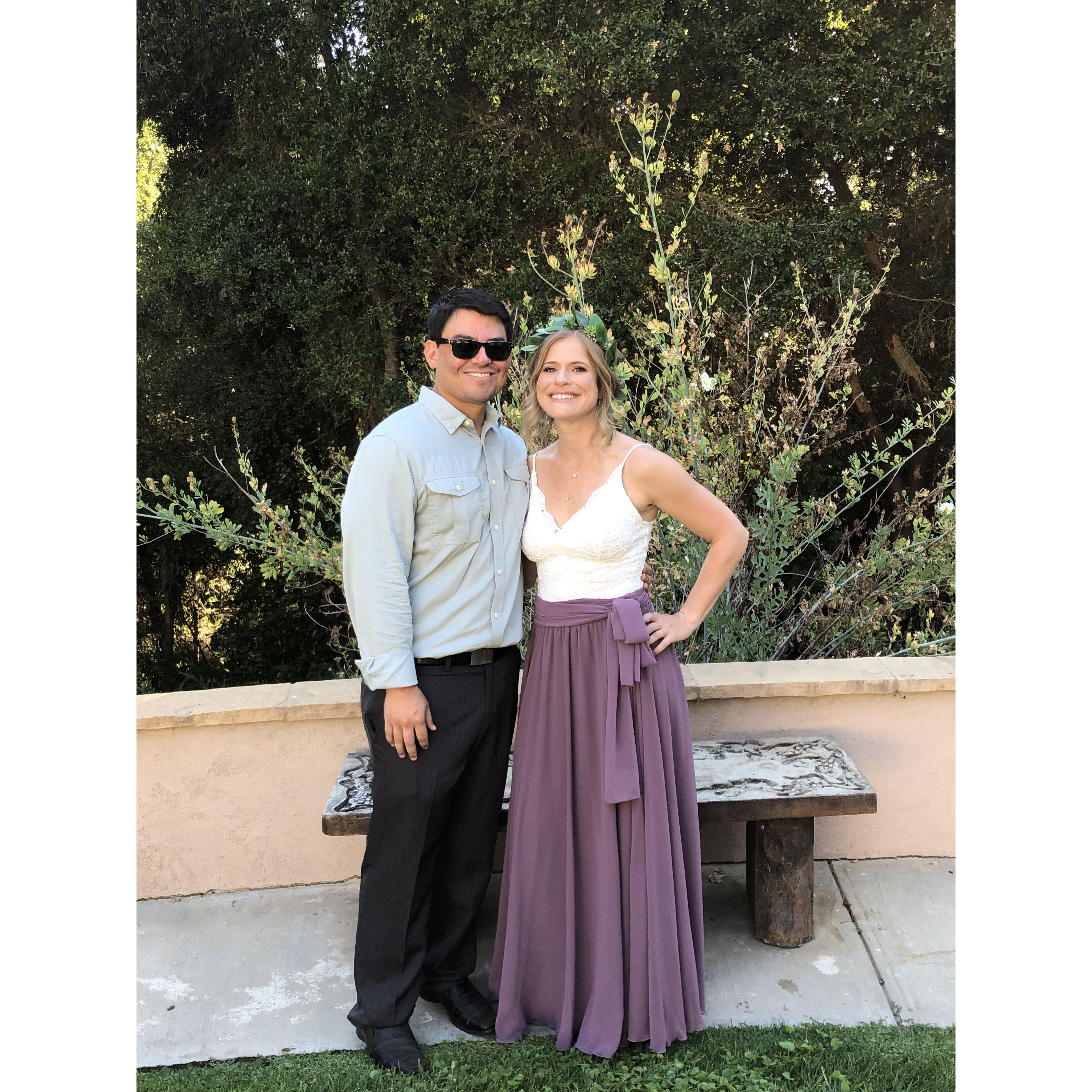 Our bridesmaid, Adrienne's wedding