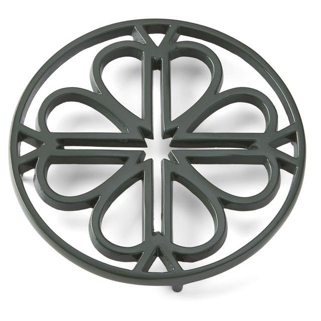 kate spade new york Spade Flower Trivet in Green