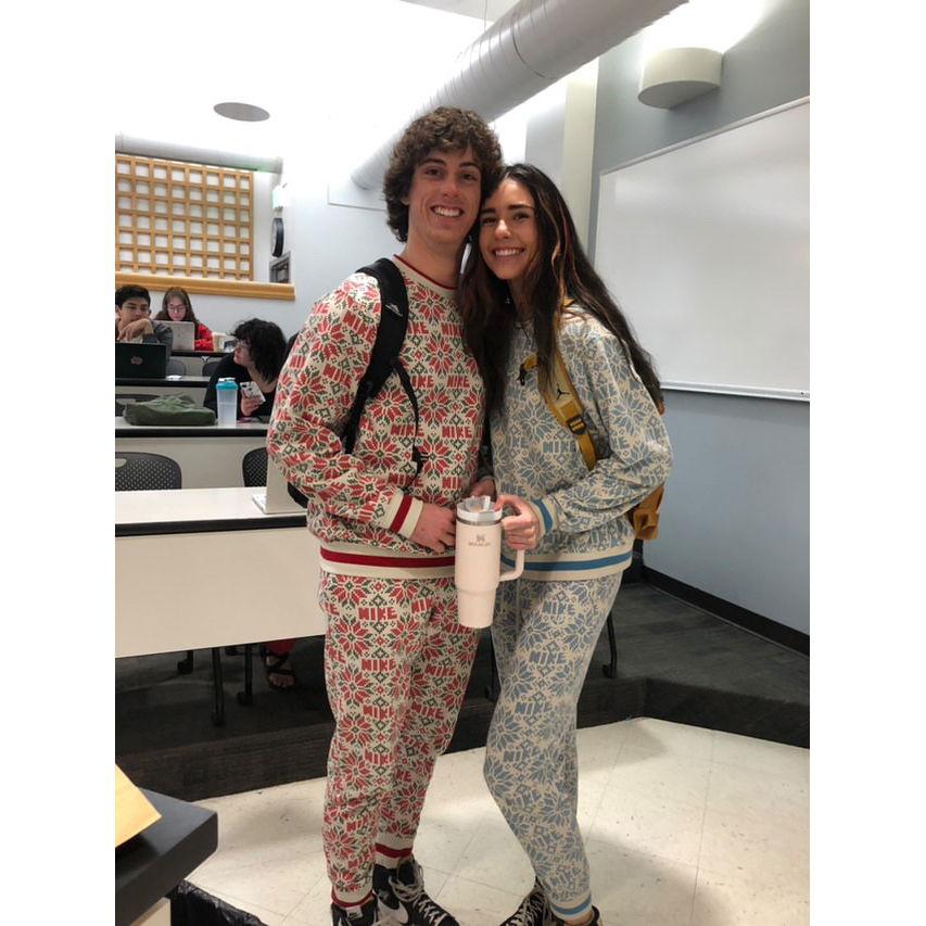 Aced our Evolution final in matching pajamas
