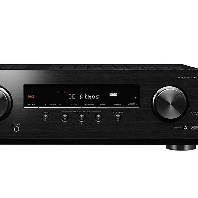 Pioneer VSX-534 Home Audio Smart AV Receiver 5.2-Ch HDR10, Dolby Vision, Atmos and Virtual Enabled with 4K and Bluetooth