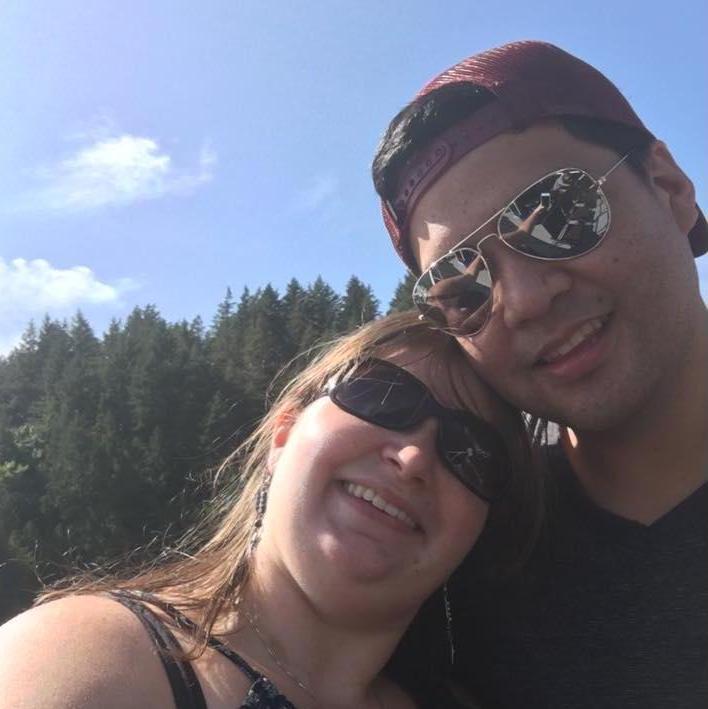 Carlo & Sarah at Harrison Hot Springs in British Columbia, Canada.
