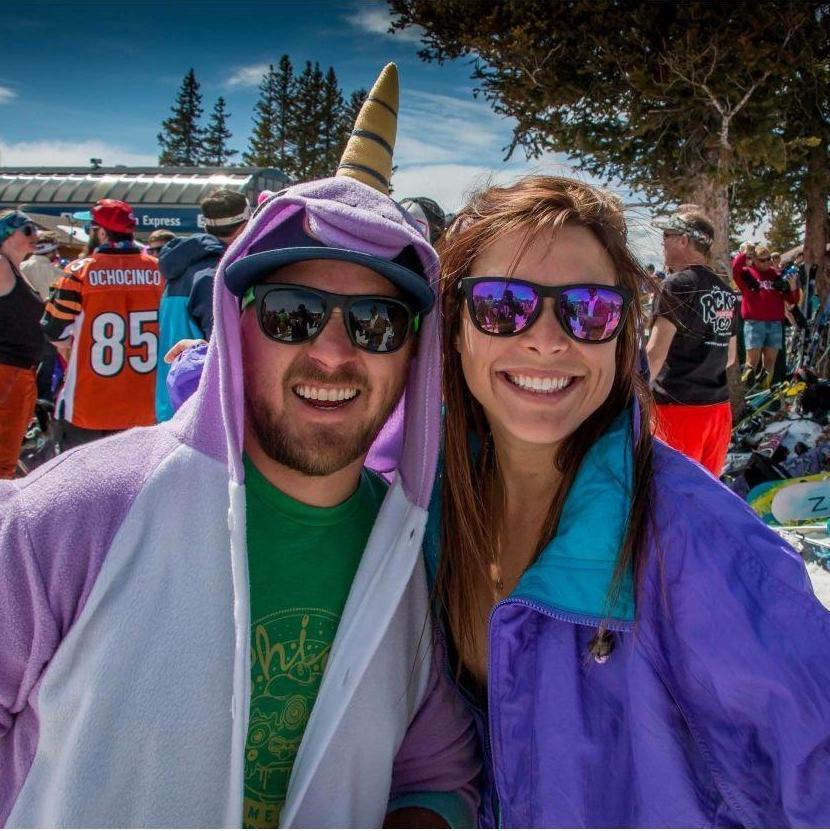 Can you tell we love skiing & the color purple? 🤪