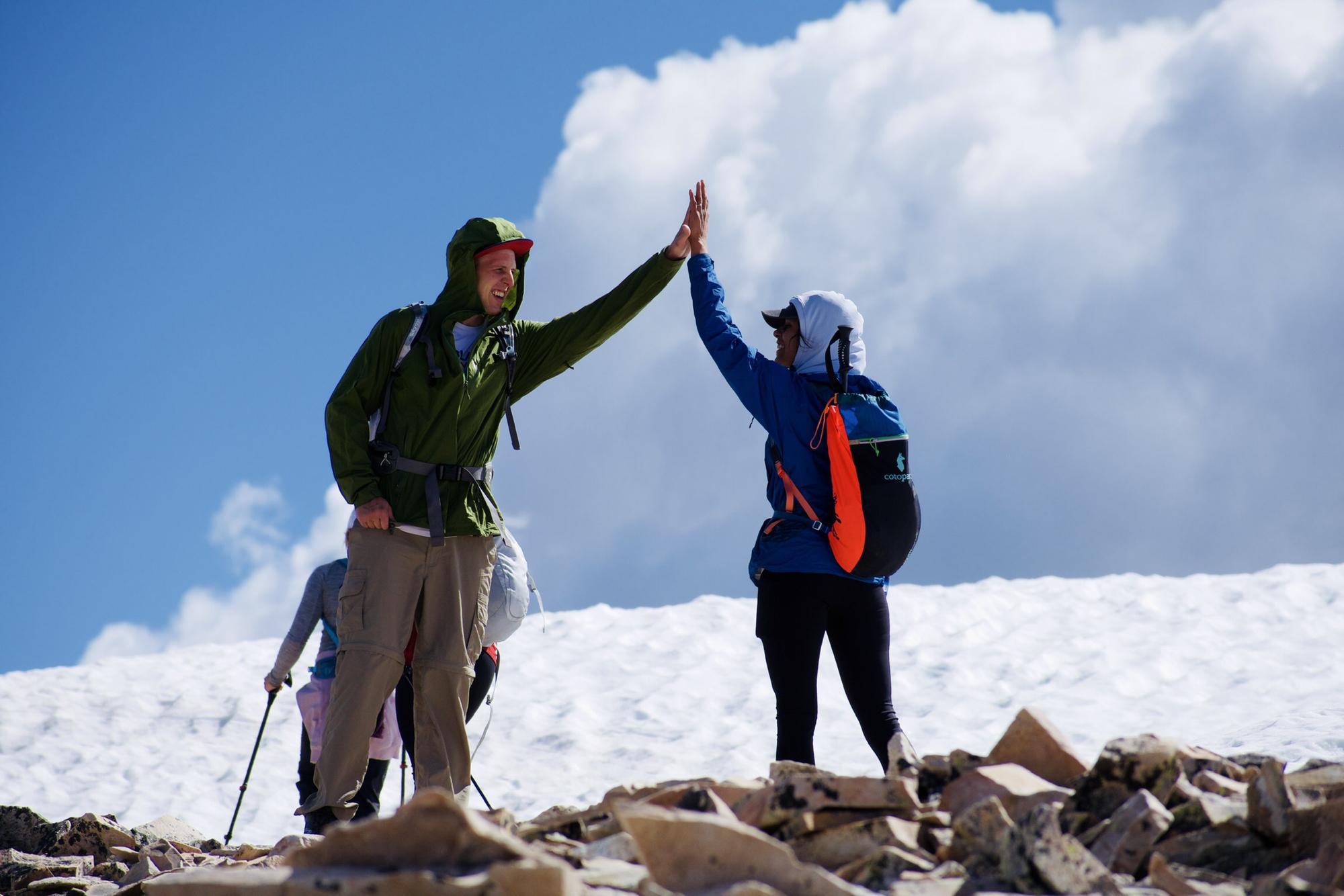 Steve completing his first 14er
