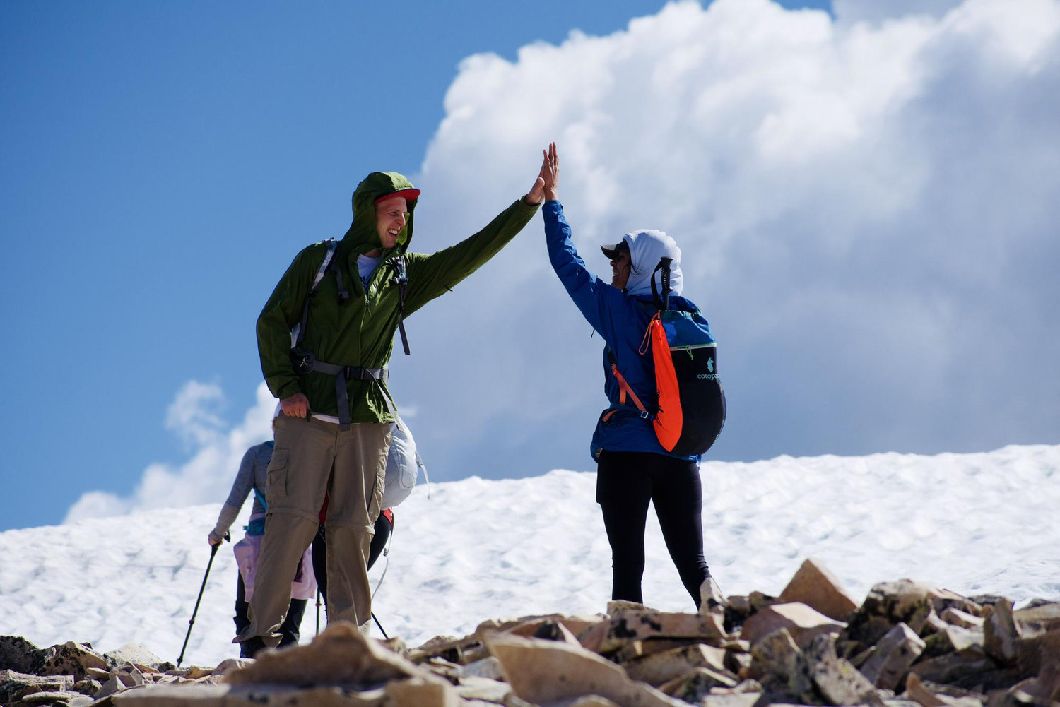 Steve completing his first 14er