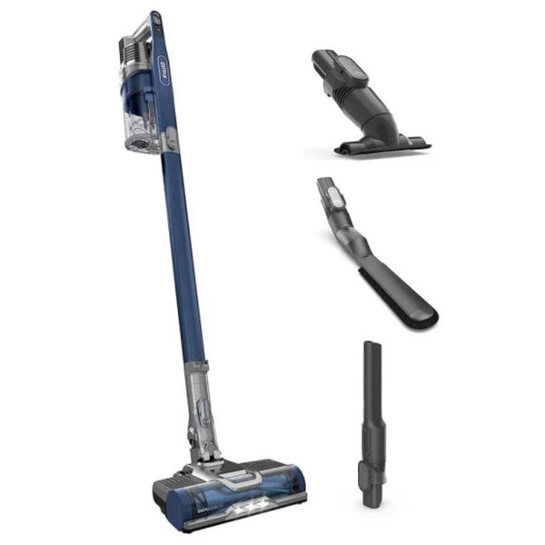 Shark Cordless Pet Plus Vacuum with HEPA Filter, Powerful Suction, Lightweight, 40min Runtime, Anti-Allergen Complete Seal, PowerFins, Self-Cleaning Brushroll, for Carpets & Hardfloors, Blue, IZ361H