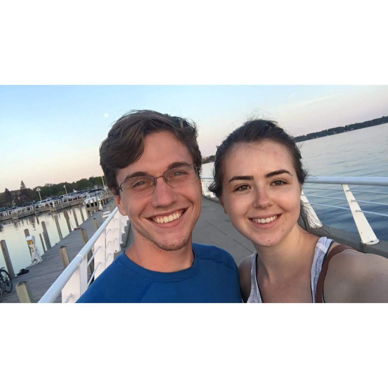The weekend Chloe moved to Traverse City in 2018