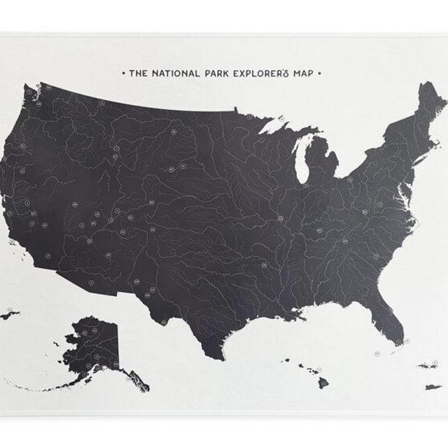 National Parks Magnetic Explorer Map