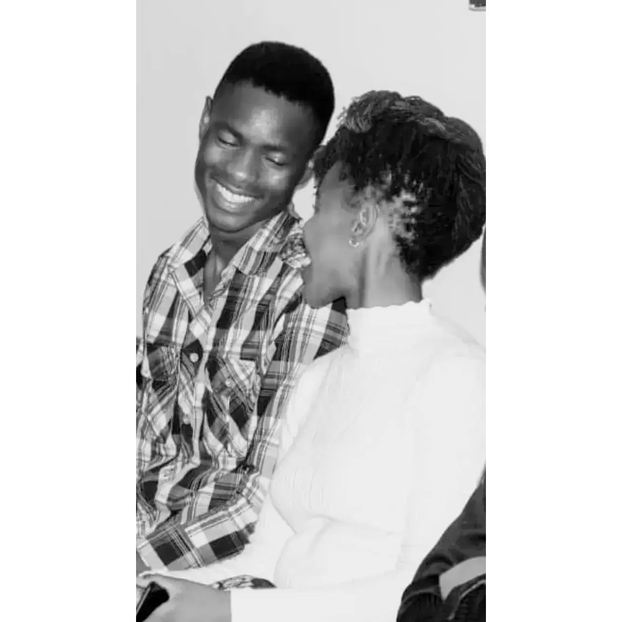 We both were thinking about how hungry we are and were laughing about it. My favorite picture of us